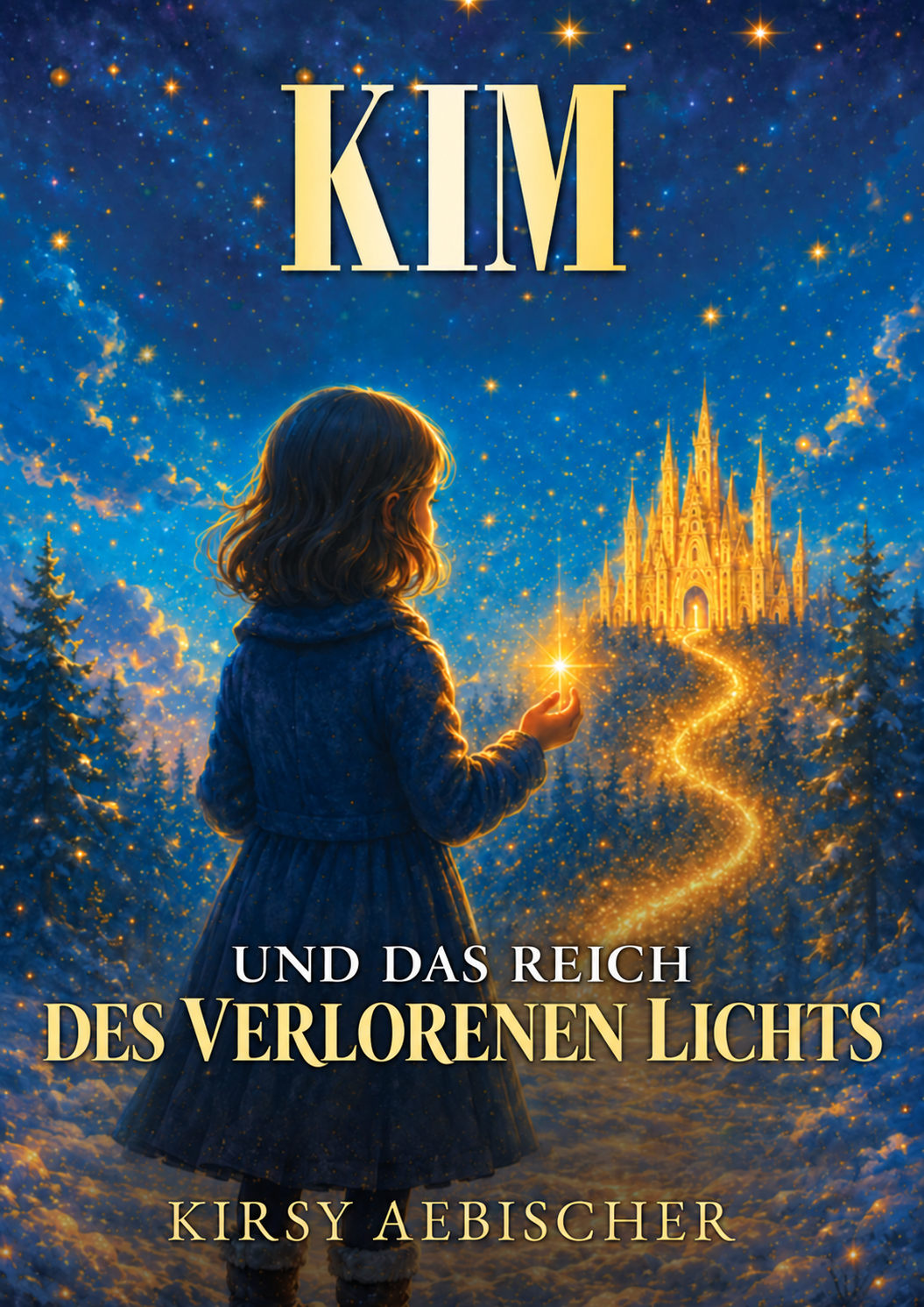 Buchcover von Kim und das Reich des verlorenen Lichts von Kirsy Aebischer