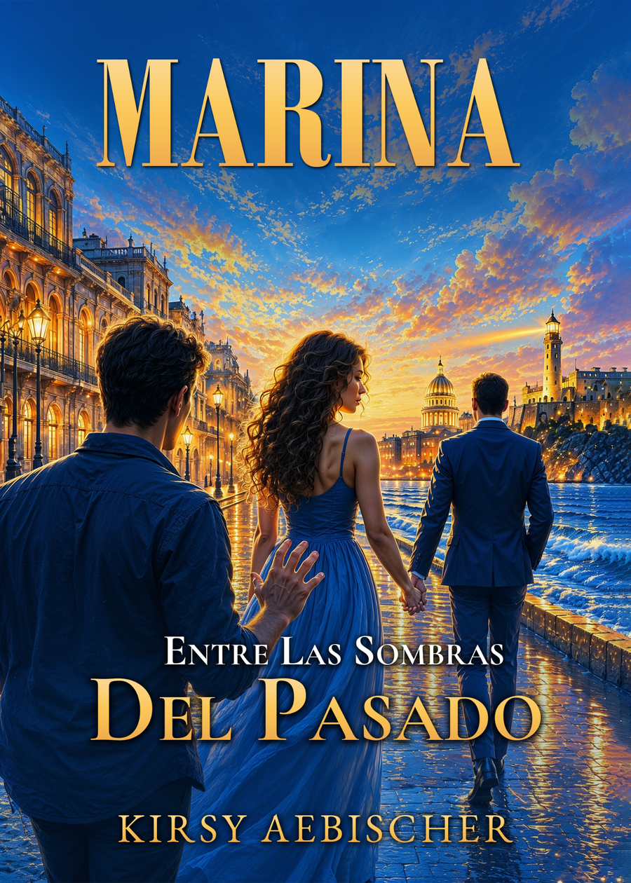 Cubierta de Marina entre las sombras del pasado, de Kirsy Aebischer — edición en español
